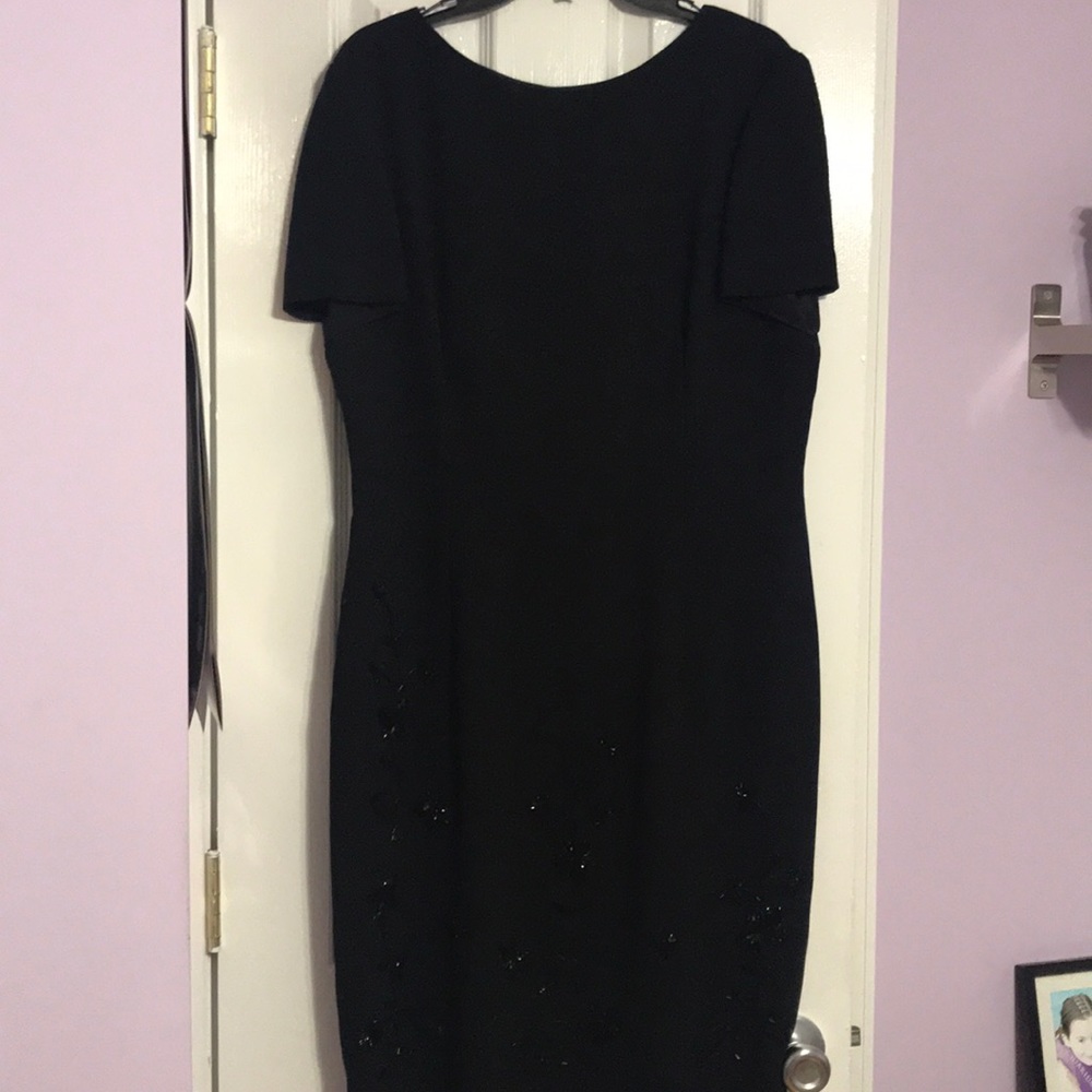 Black cocktail dress